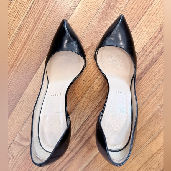 Authentic Christian Louboutin Black Heels with Red Soles Corneille 100. EU38. - Picture 7 of 9